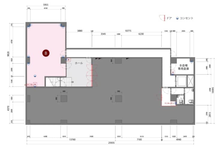drapeau ANNEX B1 SPACE B 図面