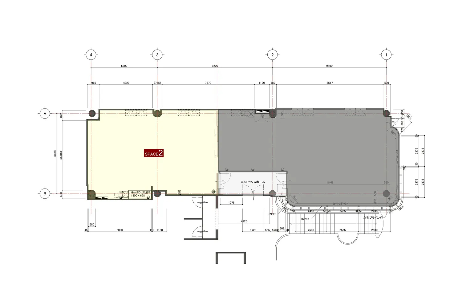 drapeau 南船場 SPACE2 図面
